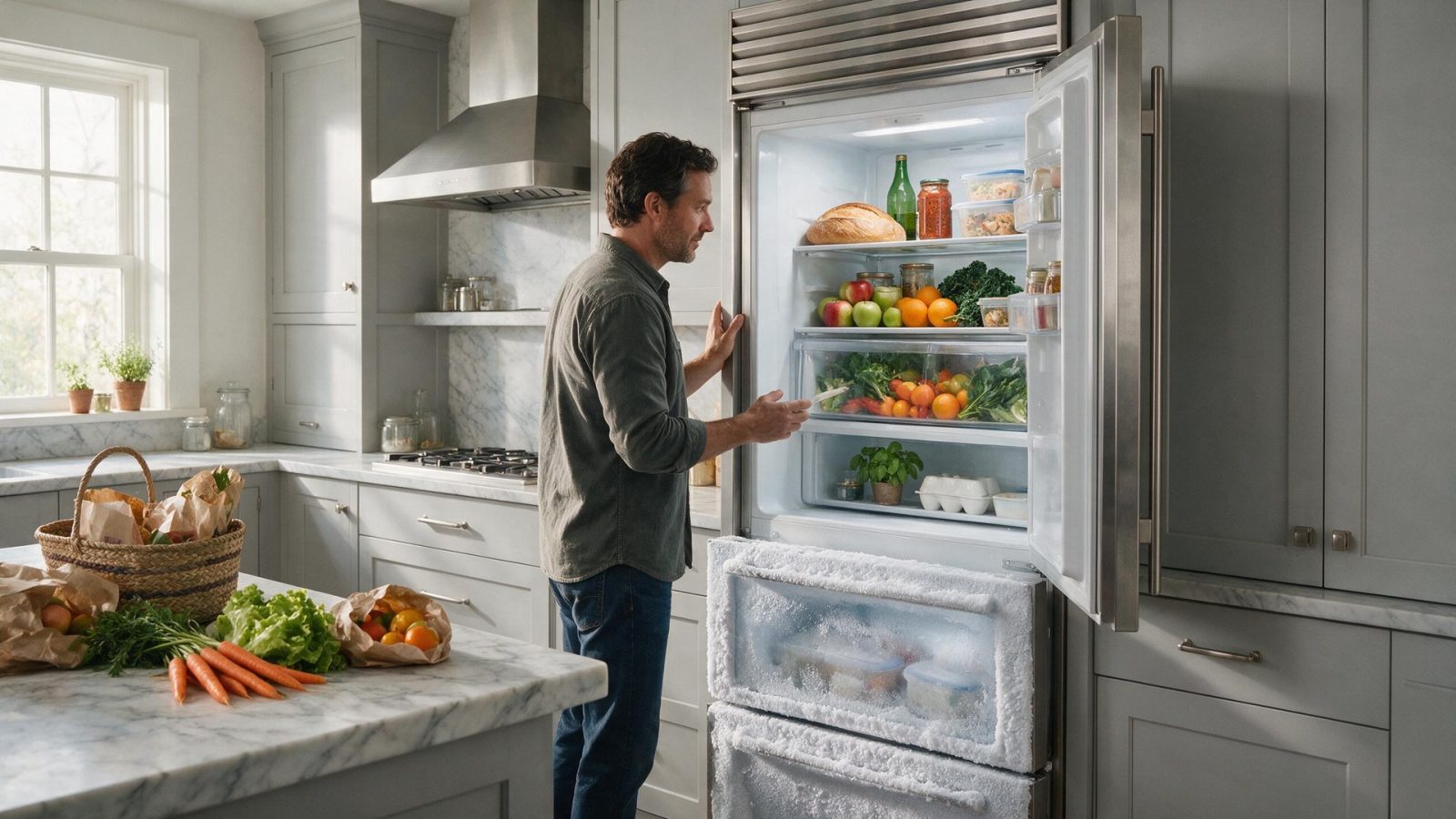 Samsung refrigerator warm freezer cold